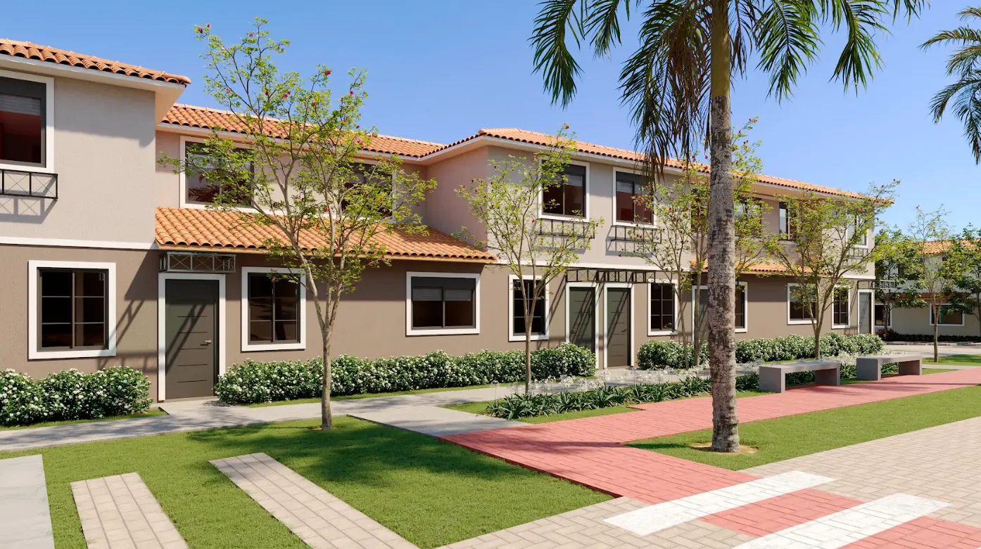 Fachada das Casas